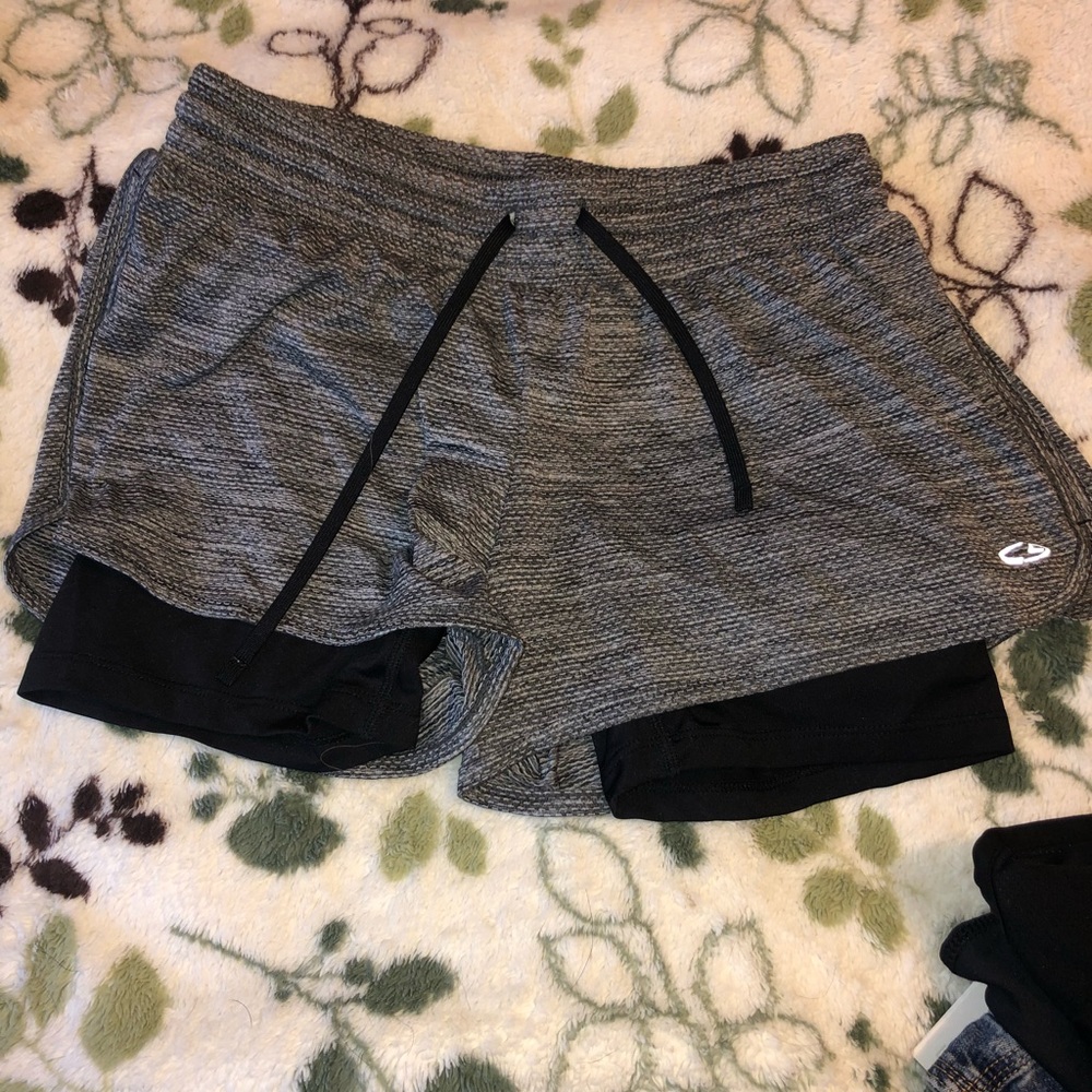 Champion shorts with spandex!